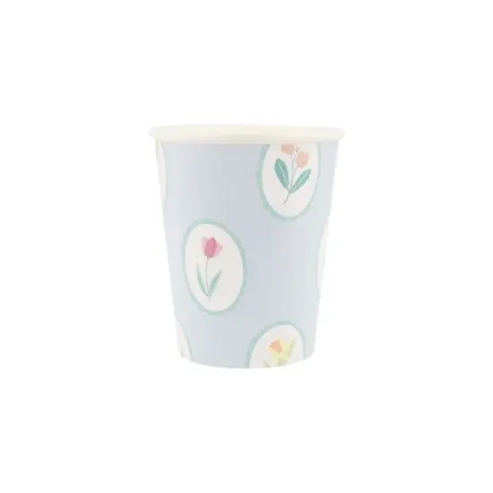 Meri Meri Bloomsbury Floral Pattern Cups (Pack of 8) image {3}