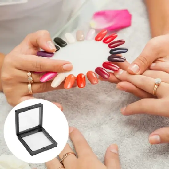 Unique Bargains PE Nail Art Jewelry Storage Packaging Display Decorative Boxes 30 Pcs image {4}