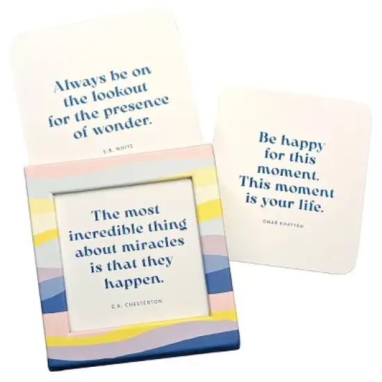 Green Inspired 115ct Daily Inspiration Set: Multicolor Affirmation & Inspire Cards with Metallic Ink & Offset Printing image {2}