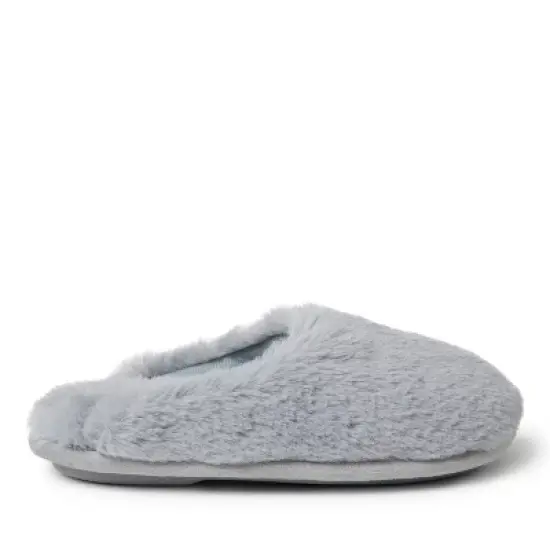 Dearfoams Kid's Brin Furry Pile Scuff Slipper image {2}