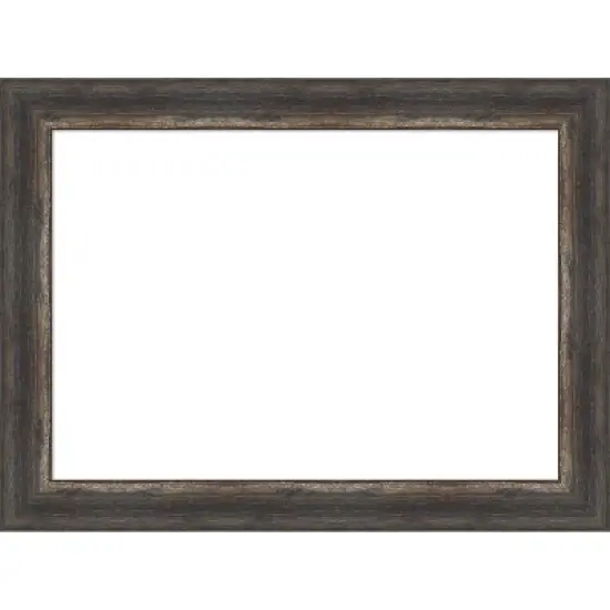 Amanti Art Bark Rustic Char Narrow Framed Dry Erase Magnetic Board image {10}