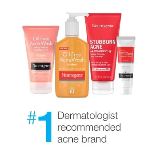 Neutrogena Oil-Free Acne Stress Control Power-Clear Facial Scrub for Acne-Prone Skin Care - 4.2 fl oz image {3}
