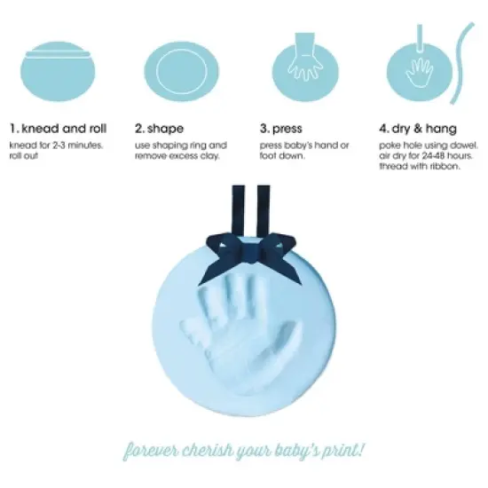 Pearhead Babyprints Ornament Kit - Blue image {1}