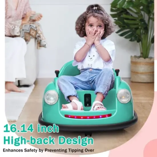 Bumper Cars for Toddlers, Ride On Car, Electric Kids Ride On Bumper Car Gift, 12V Battery Car for Kids Remote, 360 Degree Spin image {1}