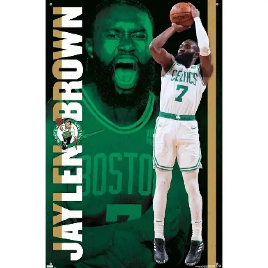 Trends International NBA Boston Celtics - Jaylen Brown 21 Unframed Wall Poster Prints image {3}