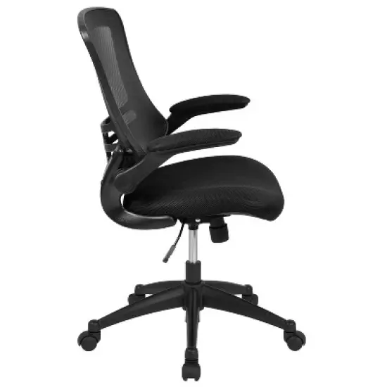 Swivel Task Chair Black - Flash Furniture image {8}