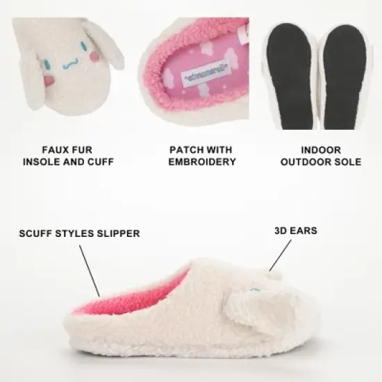 Cinnamoroll 3D Ears Scuff Slipper image {2}