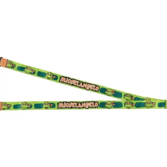 Teenage Mutant Ninja Turtles Character Design ID Badge Holder Lanyard, Michelangelo image {2}