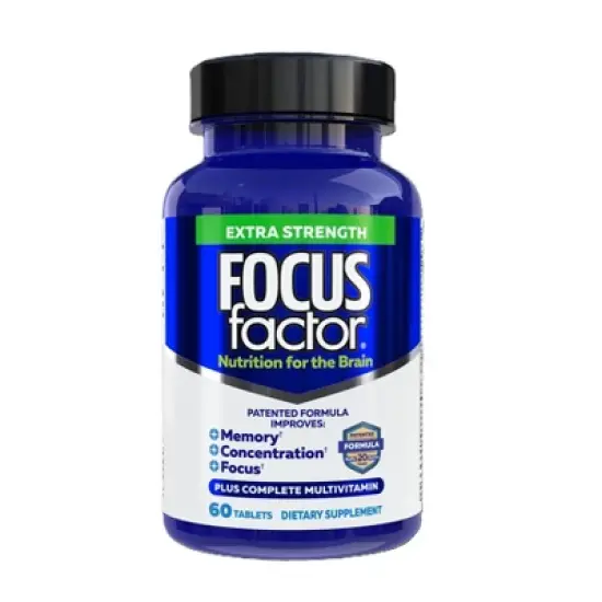 Focus Factor Extra Strength Brain Supplement & Complete Multivitamin Tablets - 60ct image {6}