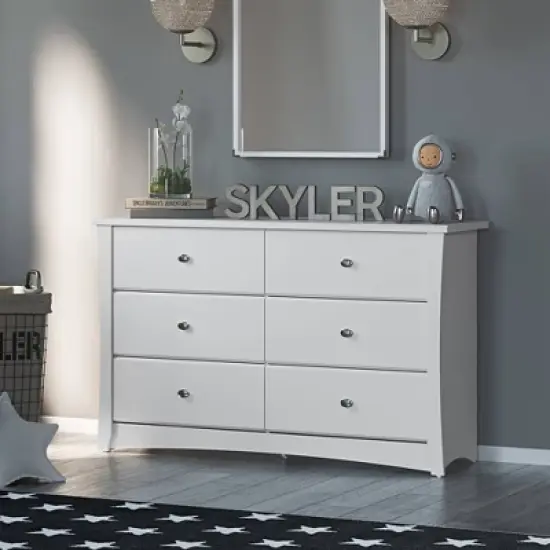 Storkcraft Crescent 6 Drawer Dresser image {6}