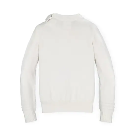 Hope & Henry Womens' Organic Cotton Tie-Neck Sweater image {6}