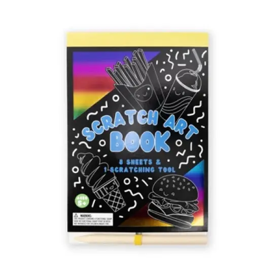 Scratch Art Book Food Craft Activity Kit - Bullseye's Playground&trade; image {3}
