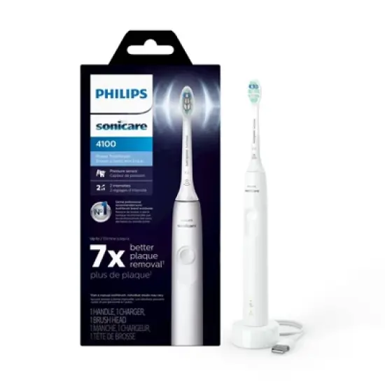 Philips Sonicare 4100 Plaque Control Rechargeable Electric Toothbrush - HX3689/24 image {19}