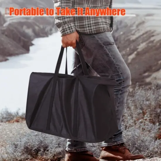 12IN Pizza Oven, Outdoors Stainless Steel Pizza Ovens Wood Pellet with Pizza Stone, Portable Mobile Wood Fired Pizza Stove Ideal for Camping, Party image {4}