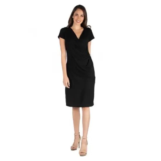 Short Sleeve Knee Length Womens Dress image {4}