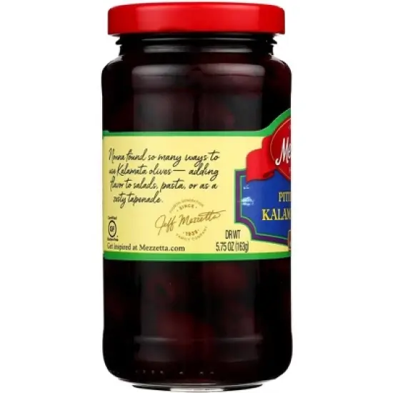 Mezzetta Pitted Greek Kalamata Olives - Case of 6/5.75 oz image {3}