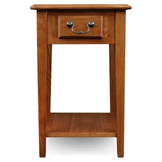 Favorite Finds Square Side Table Medium Oak Finish - Leick Home image {8}