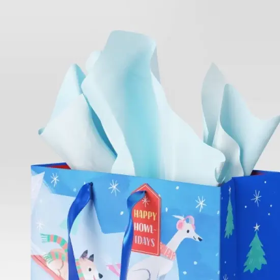 30ct Banded Christmas Gift Tissue Paper White/Blue/Navy - Wondershop&trade; image {1}