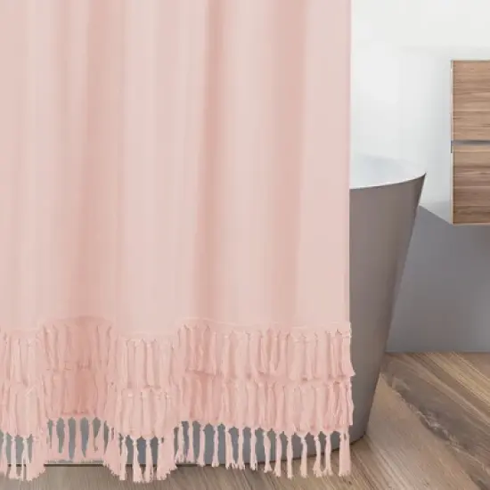 Sweet Jojo Designs Shower Curtain 72in.x72in. Bohemian Pink image {2}