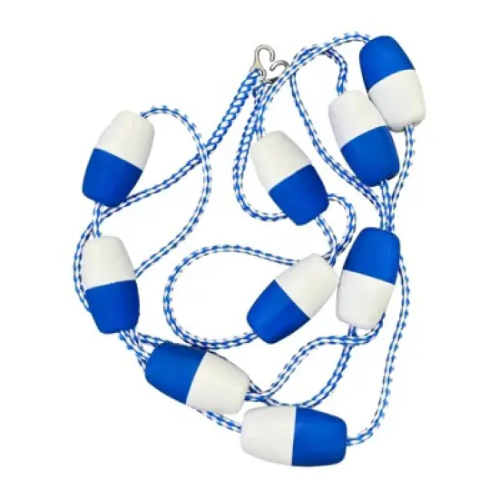Poolzilla Swimming Pool Safety Rope and Float Kit with Stainless Steel Hooks image {10}