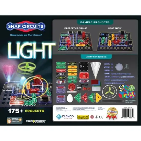 Snap Circuits Light Science Kits: Educational Focus on STEM & Fine Motor Skills with Model Base & LED Components image {2}