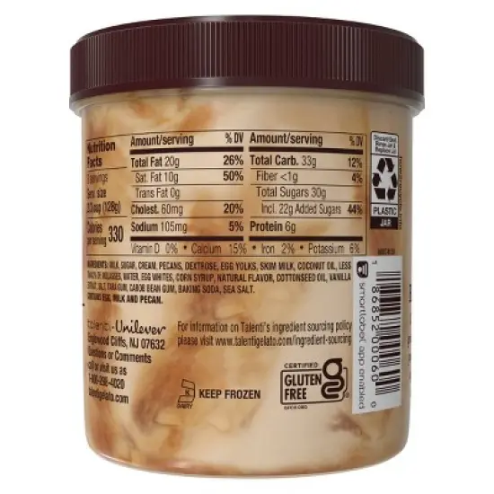 Talenti Gelato Southern Butter Pecan  - 16oz image {1}