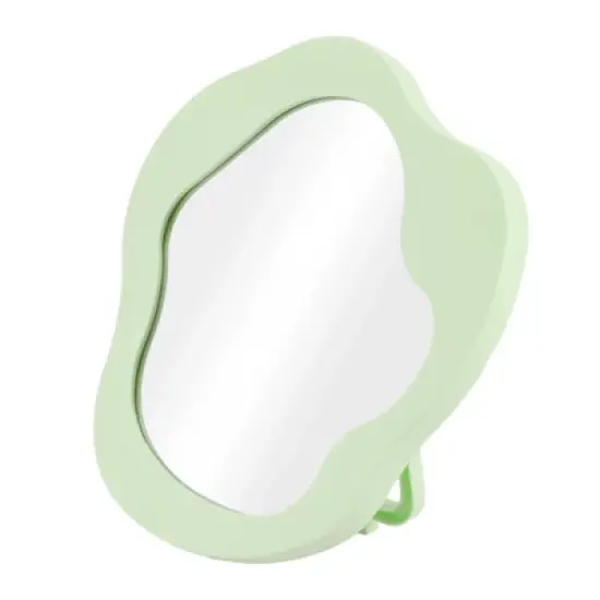 Unique Bargains Irregular Shape Desktop Cosmetic Mirror 1 Pc image {4}