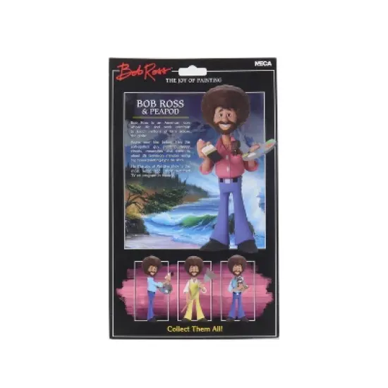 Bob Ross - 6" Scale Action Figure - Toony Classics Bob Ross with Peapod image {7}