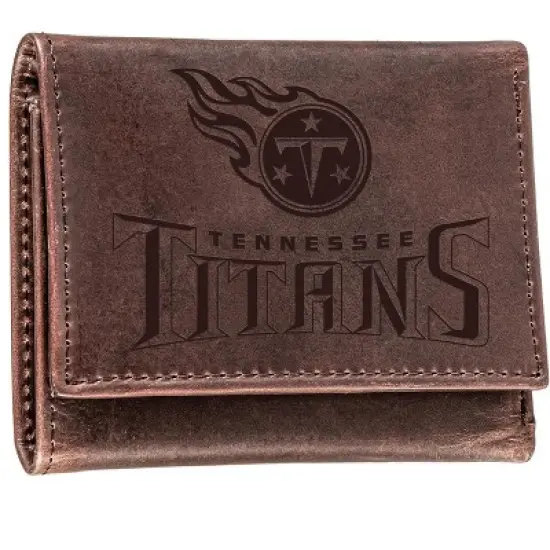 Evergreen Tennessee Titans Tri-Fold Wallet, Brown image {1}