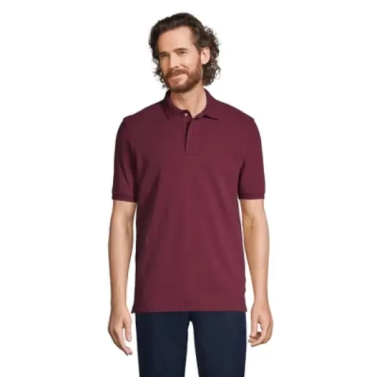 School Uniform Young Men's Short Sleeve Mesh Polo Shirt image {2}