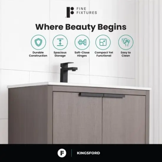 Fine Fixtures Kingsford Vanity image {3}