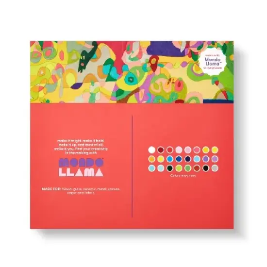 24ct Acrylic Paint Set Classic Colors - Mondo Llama&trade; image {2}