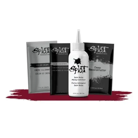 Splat Double Lift Kit Permanent Hair Color - Plum Siren - 5.75 fl oz image {7}
