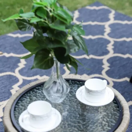 3pc Conversation Set with Cushions - Captiva Designs image {2}