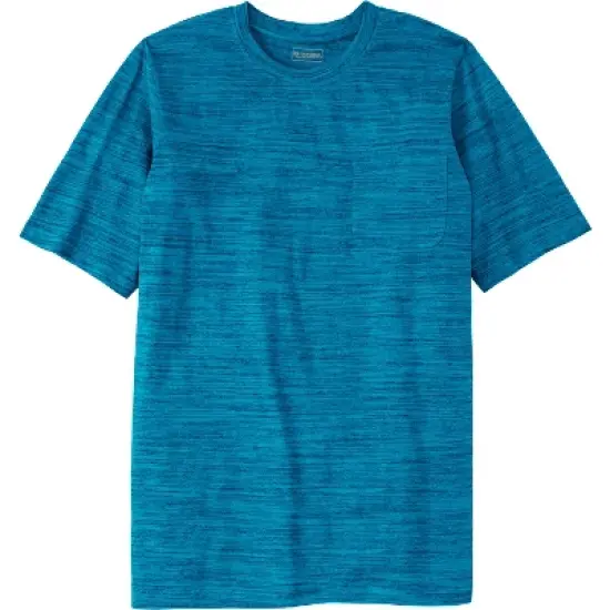 Boulder Creek by KingSize Men's Big & Tall  Heavyweight Longer-Length Pocket Crewneck T-Shirt image {7}