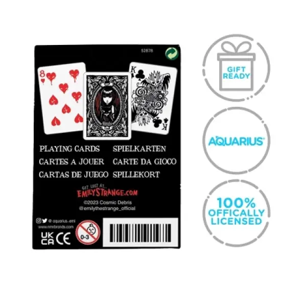 Aquarius Puzzles Emily The Strange Playing Cards image {5}