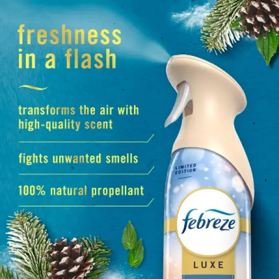 Febreze Luxe Air Freshener - Serene Snowfall - 8.8oz image {2}