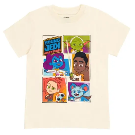 STAR WARS Young Jedi Adventures Yoda Boba Fett Kai Brightstar 2 Pack T-Shirts Toddler image {2}