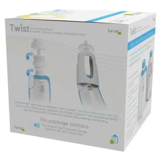 Kiinde 40ct Twist Breast Milk Storage Pouch image {8}