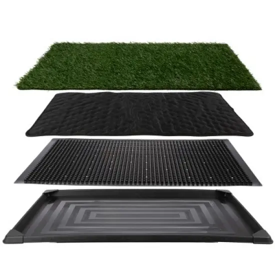 PETMAKER 41x27in Dog Grass Pad with Tray image {9}