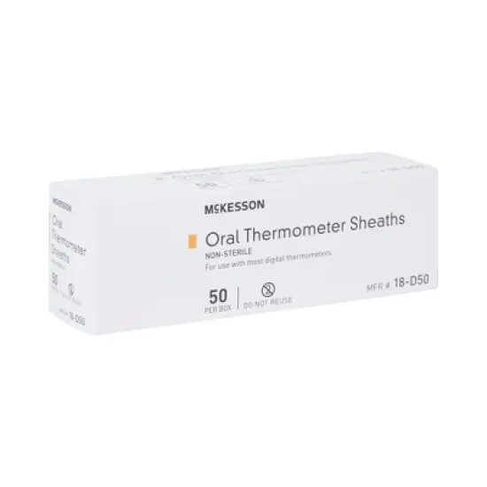 McKesson Oral Thermometer Sheaths, Disposable Covers, 50 Count image {5}