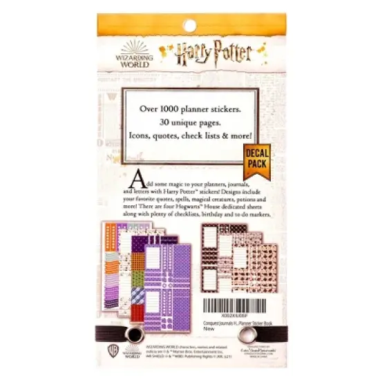 Warner Bros. Harry Potter Planner Sticker Book - Con*Quest Journals image {1}