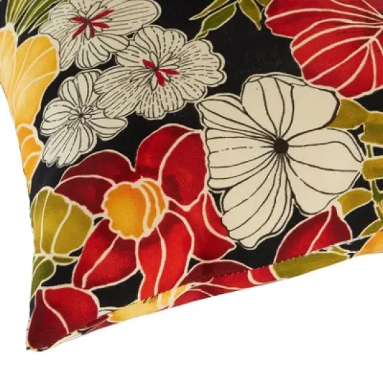 Set of 2 Outdoor Lumbar Throw Pillows Aloha - Kensington Garden image {2}