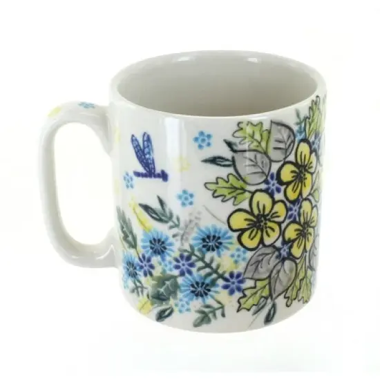 Blue Rose Polish Pottery Vena Mug image {1}