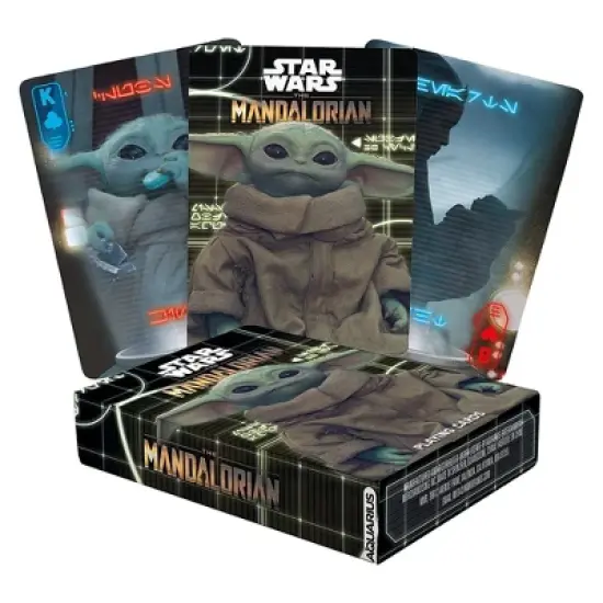 Aquarius Puzzles Star Wars The Mandolorian Grogu Playing Cards image {4}