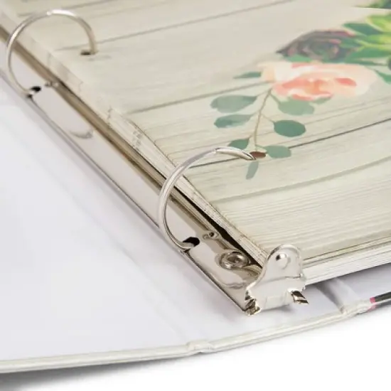 Paper Junkie 3 Ring Binder For Recipes with 12 Divider Tabs, 2-Sided Pocket, and 2 Sets of Sticker Sheets, 10 x 11.5 In image {6}