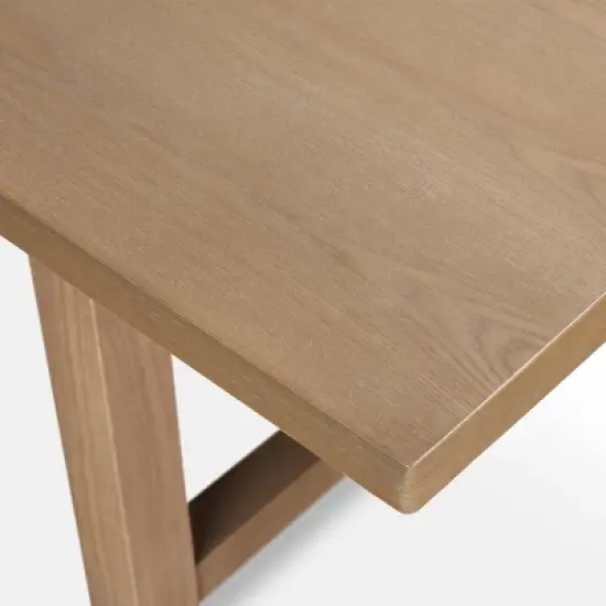 Grant Wood Dining Table Rustic Beige - Finch image {3}