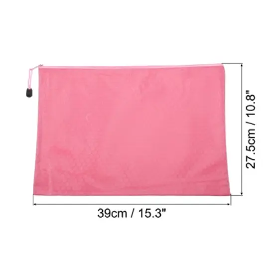 Unique Bargains Office Travel Waterproof Zipper File Storage Folders image {2}