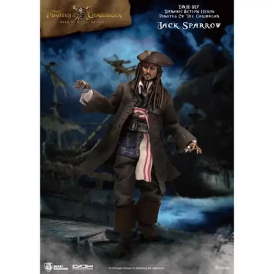 Disney Pirates of the Caribbean: Cap Jack Sparrow (Dynamic 8ction Hero) image {1}