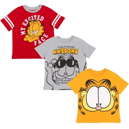 Garfield 3 Pack Graphic T-Shirts Toddler image {8}